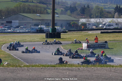 16 & 17/04/2022 : 3ème manche du Championnat du Sud 2022 au circuit d’Aigues-Vives (photos Stéphane Agnus) 2022 — karting