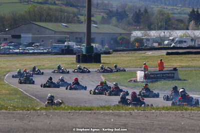 16 & 17/04/2022 : 3ème manche du Championnat du Sud 2022 au circuit d’Aigues-Vives (photos Stéphane Agnus) 2022 — karting