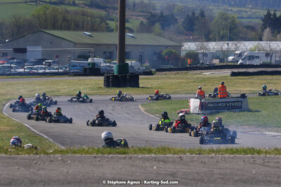 16 & 17/04/2022 : 3ème manche du Championnat du Sud 2022 au circuit d’Aigues-Vives (photos Stéphane Agnus) 2022 — karting