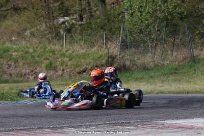 16 & 17/04/2022 : 3ème manche du Championnat du Sud 2022 au circuit d’Aigues-Vives (photos Stéphane Agnus) 2022 — karting