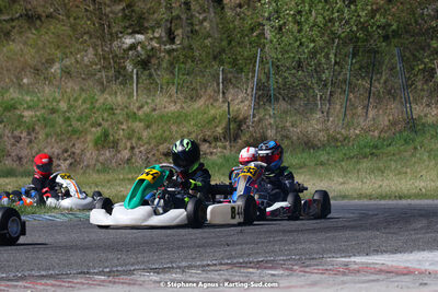 16 & 17/04/2022 : 3ème manche du Championnat du Sud 2022 au circuit d’Aigues-Vives (photos Stéphane Agnus) 2022 — karting