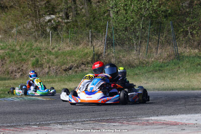 16 & 17/04/2022 : 3ème manche du Championnat du Sud 2022 au circuit d’Aigues-Vives (photos Stéphane Agnus) 2022 — karting