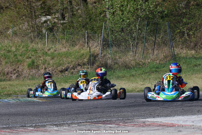 16 & 17/04/2022 : 3ème manche du Championnat du Sud 2022 au circuit d’Aigues-Vives (photos Stéphane Agnus) 2022 — karting