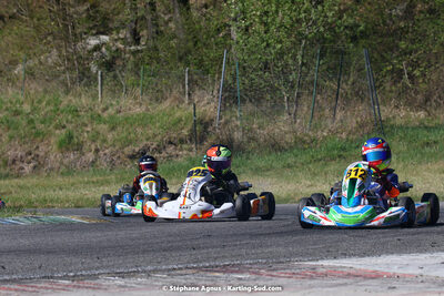 16 & 17/04/2022 : 3ème manche du Championnat du Sud 2022 au circuit d’Aigues-Vives (photos Stéphane Agnus) 2022 — karting