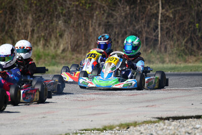 16 & 17/04/2022 : 3ème manche du Championnat du Sud 2022 au circuit d’Aigues-Vives (photos Stéphane Agnus) 2022 — karting