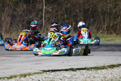 16 & 17/04/2022 : 3ème manche du Championnat du Sud 2022 au circuit d’Aigues-Vives (photos Stéphane Agnus) 2022 — karting