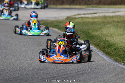 16 & 17/04/2022 : 3ème manche du Championnat du Sud 2022 au circuit d’Aigues-Vives (photos Stéphane Agnus) 2022 — karting
