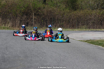 16 & 17/04/2022 : 3ème manche du Championnat du Sud 2022 au circuit d’Aigues-Vives (photos Stéphane Agnus) 2022 — karting