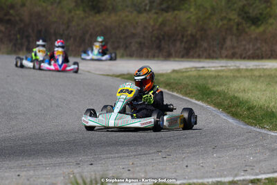16 & 17/04/2022 : 3ème manche du Championnat du Sud 2022 au circuit d’Aigues-Vives (photos Stéphane Agnus) 2022 — karting