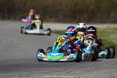 16 & 17/04/2022 : 3ème manche du Championnat du Sud 2022 au circuit d’Aigues-Vives (photos Stéphane Agnus) 2022 — karting