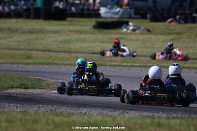 16 & 17/04/2022 : 3ème manche du Championnat du Sud 2022 au circuit d’Aigues-Vives (photos Stéphane Agnus) 2022 — karting