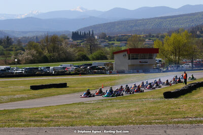 16 & 17/04/2022 : 3ème manche du Championnat du Sud 2022 au circuit d’Aigues-Vives (photos Stéphane Agnus) 2022 — karting