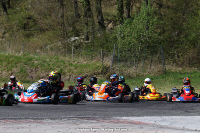 16 & 17/04/2022 : 3ème manche du Championnat du Sud 2022 au circuit d’Aigues-Vives (photos Stéphane Agnus) 2022 — karting