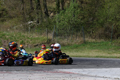 16 & 17/04/2022 : 3ème manche du Championnat du Sud 2022 au circuit d’Aigues-Vives (photos Stéphane Agnus) 2022 — karting