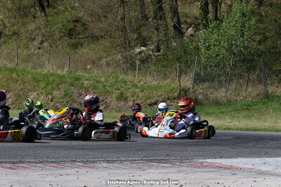 16 & 17/04/2022 : 3ème manche du Championnat du Sud 2022 au circuit d’Aigues-Vives (photos Stéphane Agnus) 2022 — karting