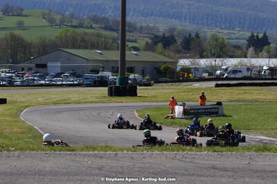 16 & 17/04/2022 : 3ème manche du Championnat du Sud 2022 au circuit d’Aigues-Vives (photos Stéphane Agnus) 2022 — karting