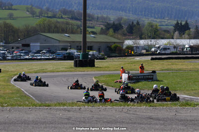 16 & 17/04/2022 : 3ème manche du Championnat du Sud 2022 au circuit d’Aigues-Vives (photos Stéphane Agnus) 2022 — karting