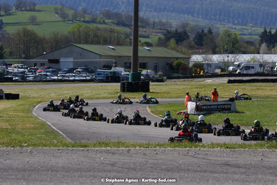 16 & 17/04/2022 : 3ème manche du Championnat du Sud 2022 au circuit d’Aigues-Vives (photos Stéphane Agnus) 2022 — karting
