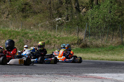 16 & 17/04/2022 : 3ème manche du Championnat du Sud 2022 au circuit d’Aigues-Vives (photos Stéphane Agnus) 2022 — karting