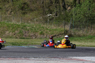 16 & 17/04/2022 : 3ème manche du Championnat du Sud 2022 au circuit d’Aigues-Vives (photos Stéphane Agnus) 2022 — karting