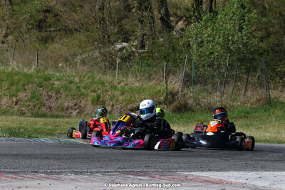 16 & 17/04/2022 : 3ème manche du Championnat du Sud 2022 au circuit d’Aigues-Vives (photos Stéphane Agnus) 2022 — karting
