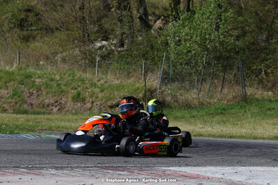 16 & 17/04/2022 : 3ème manche du Championnat du Sud 2022 au circuit d’Aigues-Vives (photos Stéphane Agnus) 2022 — karting