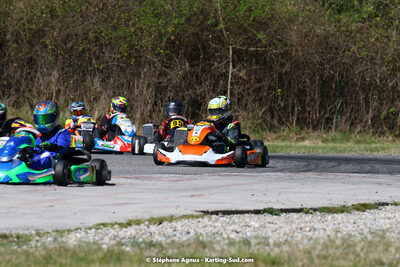 16 & 17/04/2022 : 3ème manche du Championnat du Sud 2022 au circuit d’Aigues-Vives (photos Stéphane Agnus) 2022 — karting