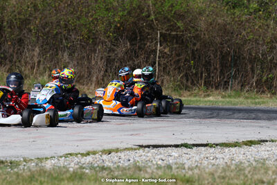 16 & 17/04/2022 : 3ème manche du Championnat du Sud 2022 au circuit d’Aigues-Vives (photos Stéphane Agnus) 2022 — karting