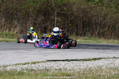 16 & 17/04/2022 : 3ème manche du Championnat du Sud 2022 au circuit d’Aigues-Vives (photos Stéphane Agnus) 2022 — karting