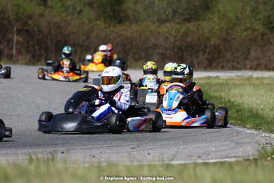 16 & 17/04/2022 : 3ème manche du Championnat du Sud 2022 au circuit d’Aigues-Vives (photos Stéphane Agnus) 2022 — karting