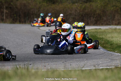 16 & 17/04/2022 : 3ème manche du Championnat du Sud 2022 au circuit d’Aigues-Vives (photos Stéphane Agnus) 2022 — karting
