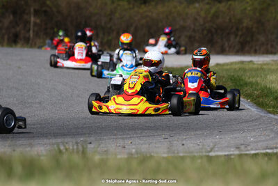 16 & 17/04/2022 : 3ème manche du Championnat du Sud 2022 au circuit d’Aigues-Vives (photos Stéphane Agnus) 2022 — karting