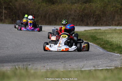 16 & 17/04/2022 : 3ème manche du Championnat du Sud 2022 au circuit d’Aigues-Vives (photos Stéphane Agnus) 2022 — karting