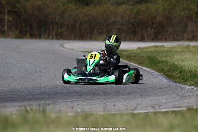 16 & 17/04/2022 : 3ème manche du Championnat du Sud 2022 au circuit d’Aigues-Vives (photos Stéphane Agnus) 2022 — karting