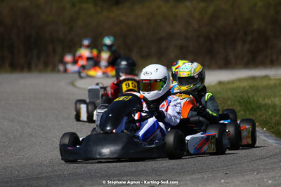 16 & 17/04/2022 : 3ème manche du Championnat du Sud 2022 au circuit d’Aigues-Vives (photos Stéphane Agnus) 2022 — karting