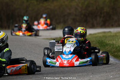 16 & 17/04/2022 : 3ème manche du Championnat du Sud 2022 au circuit d’Aigues-Vives (photos Stéphane Agnus) 2022 — karting