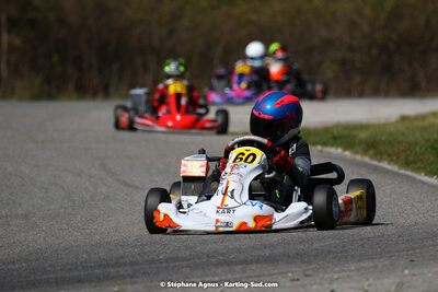 16 & 17/04/2022 : 3ème manche du Championnat du Sud 2022 au circuit d’Aigues-Vives (photos Stéphane Agnus) 2022 — karting