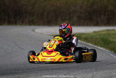 16 & 17/04/2022 : 3ème manche du Championnat du Sud 2022 au circuit d’Aigues-Vives (photos Stéphane Agnus) 2022 — karting