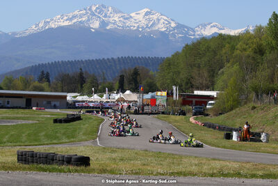16 & 17/04/2022 : 3ème manche du Championnat du Sud 2022 au circuit d’Aigues-Vives (photos Stéphane Agnus) 2022 — karting