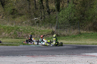 16 & 17/04/2022 : 3ème manche du Championnat du Sud 2022 au circuit d’Aigues-Vives (photos Stéphane Agnus) 2022 — karting