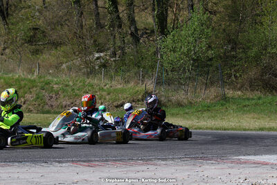 16 & 17/04/2022 : 3ème manche du Championnat du Sud 2022 au circuit d’Aigues-Vives (photos Stéphane Agnus) 2022 — karting