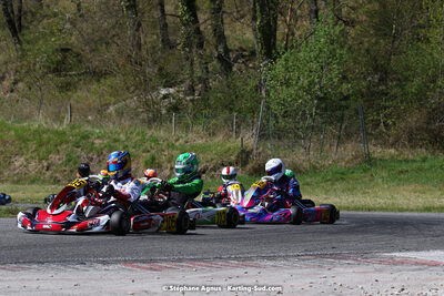 16 & 17/04/2022 : 3ème manche du Championnat du Sud 2022 au circuit d’Aigues-Vives (photos Stéphane Agnus) 2022 — karting