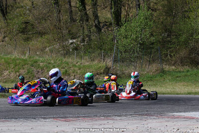 16 & 17/04/2022 : 3ème manche du Championnat du Sud 2022 au circuit d’Aigues-Vives (photos Stéphane Agnus) 2022 — karting