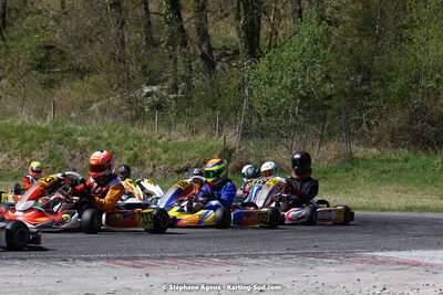 16 & 17/04/2022 : 3ème manche du Championnat du Sud 2022 au circuit d’Aigues-Vives (photos Stéphane Agnus) 2022 — karting