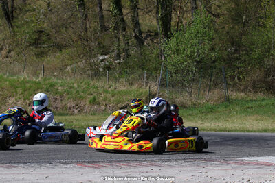 16 & 17/04/2022 : 3ème manche du Championnat du Sud 2022 au circuit d’Aigues-Vives (photos Stéphane Agnus) 2022 — karting