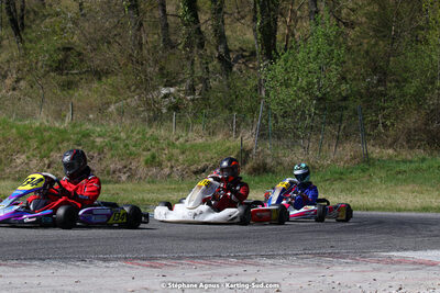 16 & 17/04/2022 : 3ème manche du Championnat du Sud 2022 au circuit d’Aigues-Vives (photos Stéphane Agnus) 2022 — karting