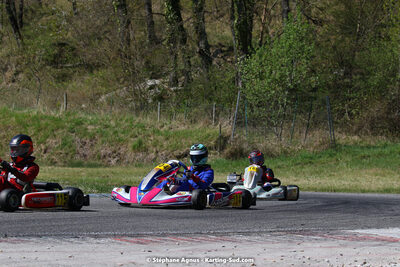 16 & 17/04/2022 : 3ème manche du Championnat du Sud 2022 au circuit d’Aigues-Vives (photos Stéphane Agnus) 2022 — karting