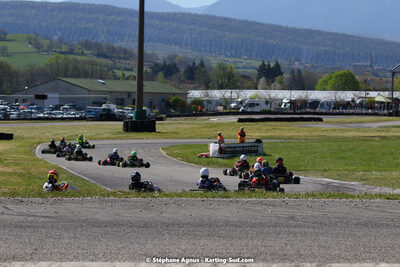 16 & 17/04/2022 : 3ème manche du Championnat du Sud 2022 au circuit d’Aigues-Vives (photos Stéphane Agnus) 2022 — karting