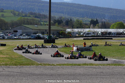 16 & 17/04/2022 : 3ème manche du Championnat du Sud 2022 au circuit d’Aigues-Vives (photos Stéphane Agnus) 2022 — karting