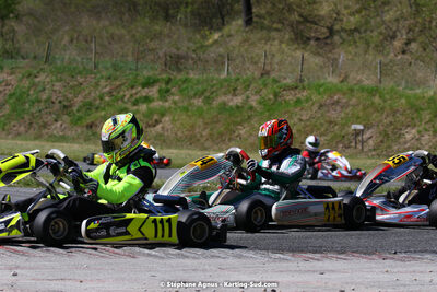 16 & 17/04/2022 : 3ème manche du Championnat du Sud 2022 au circuit d’Aigues-Vives (photos Stéphane Agnus) 2022 — karting